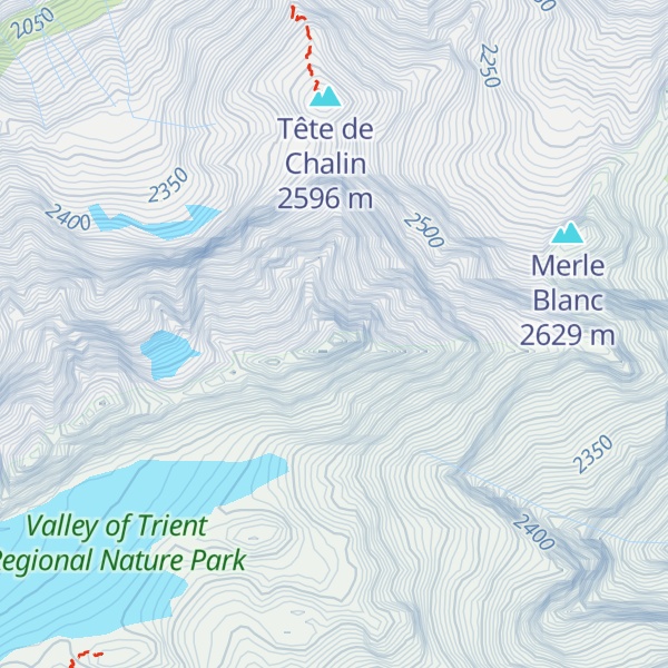 Map of Cime de l'Est