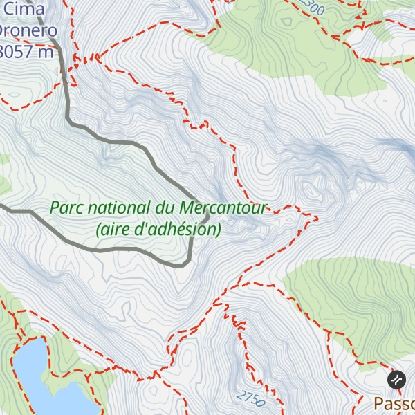 Map of Tête de Vauclave / Vanclava