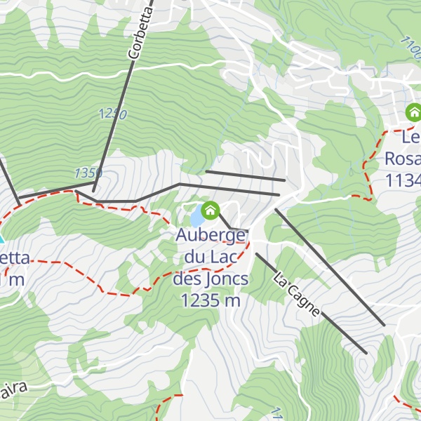 Map of Auberge du Lac des Joncs