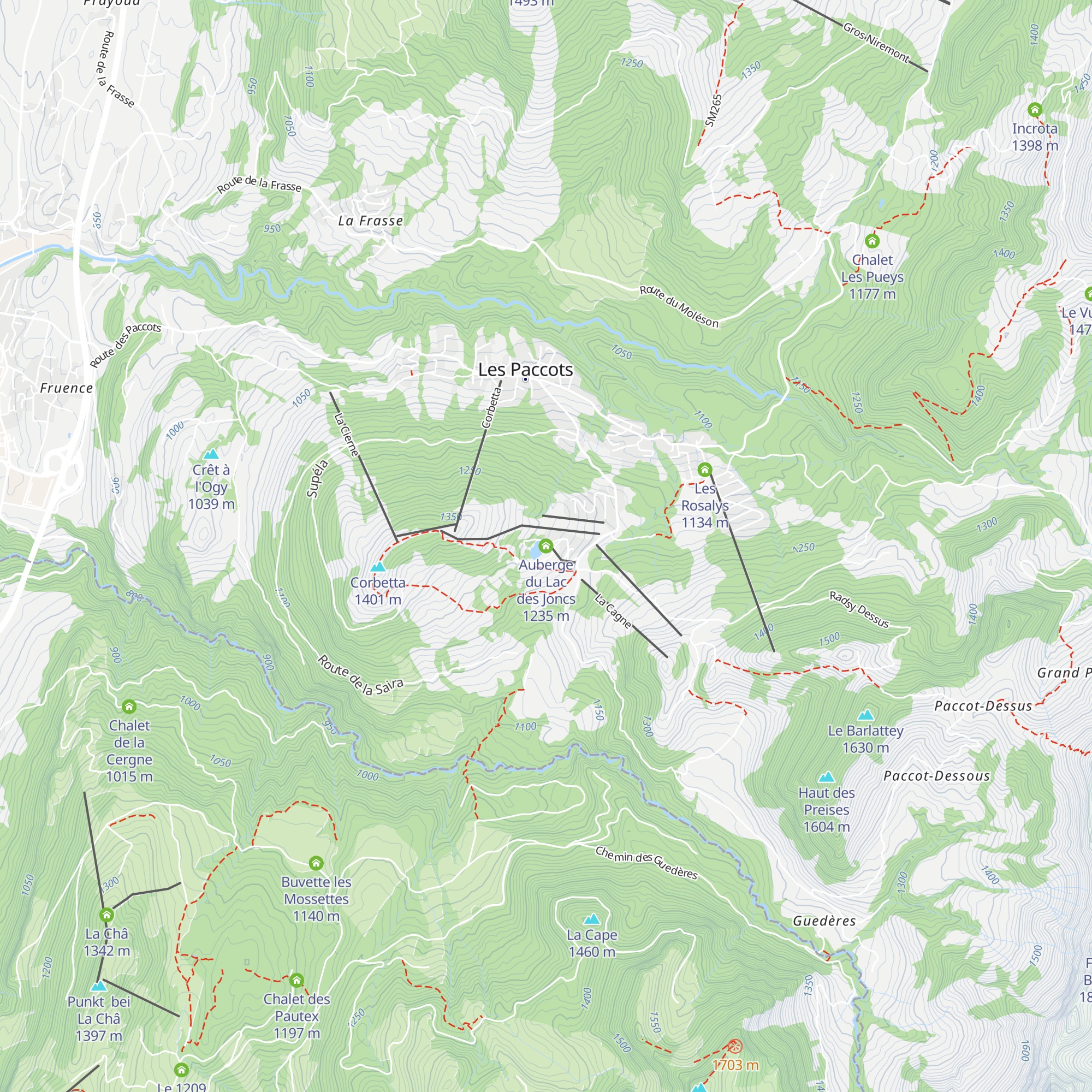 Auberge du Lac des Joncs map