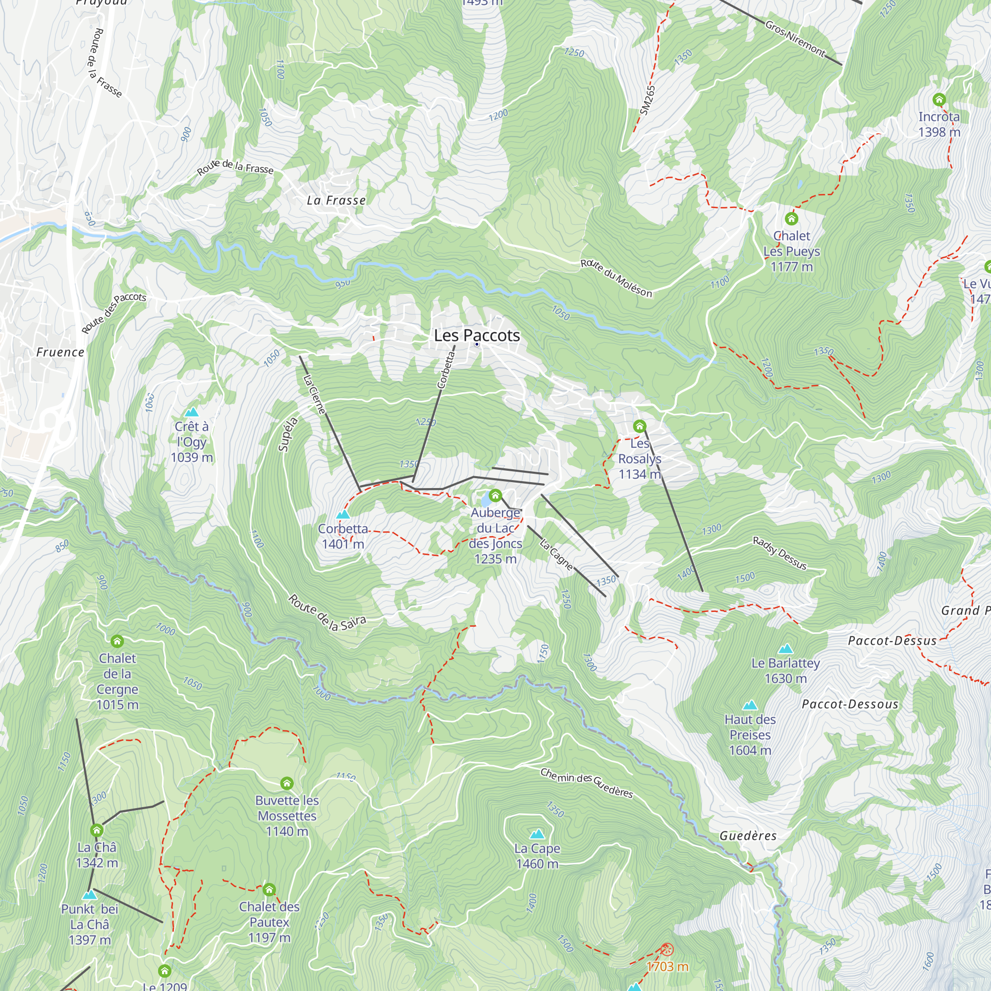 Auberge du Lac des Joncs map