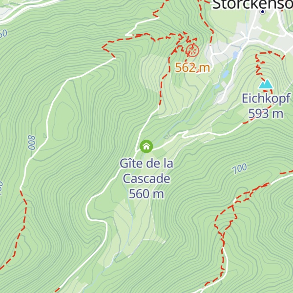 Map of Gîte de la Cascade