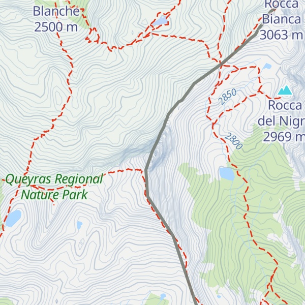 Map of Tête des Toillies