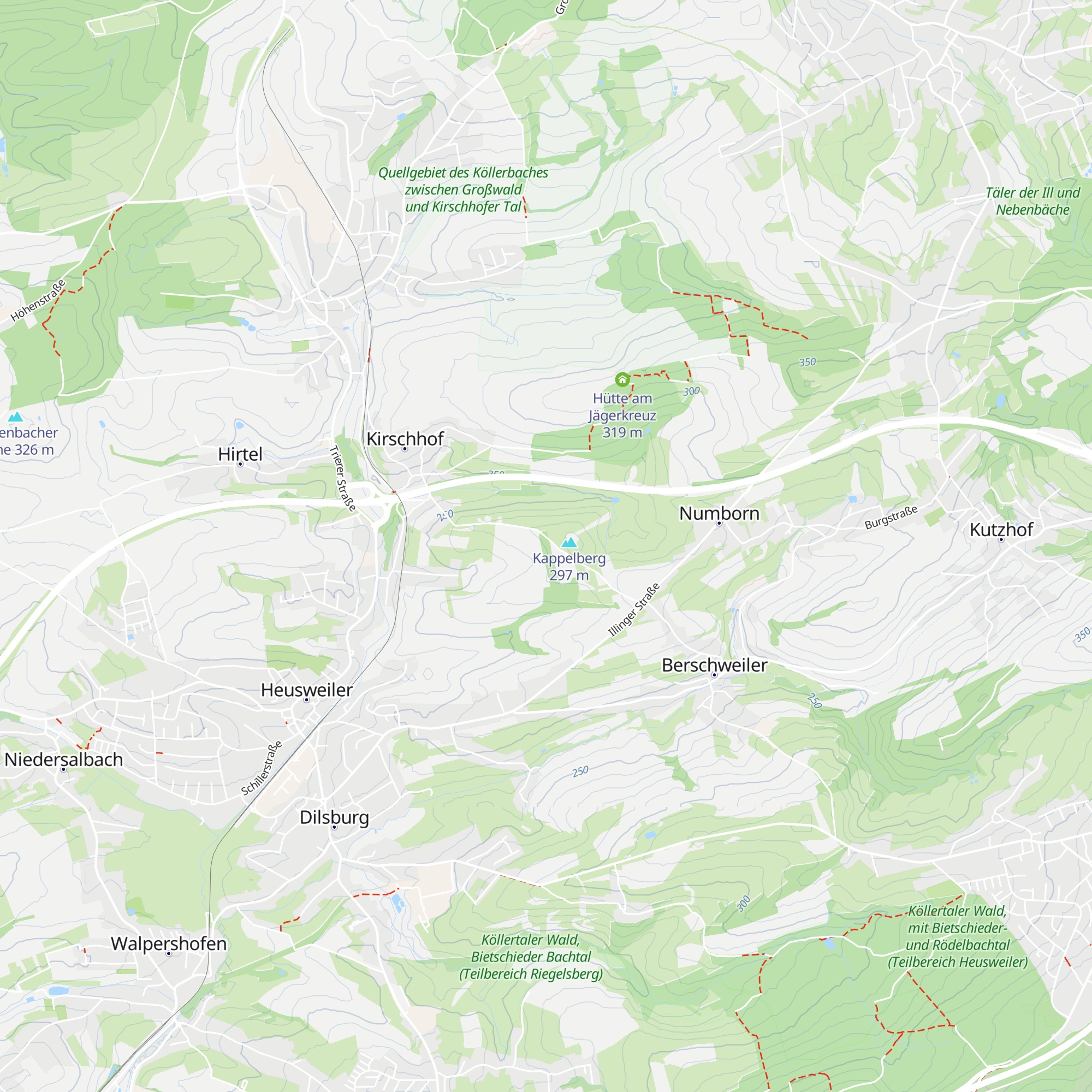 Kappelberghütte map