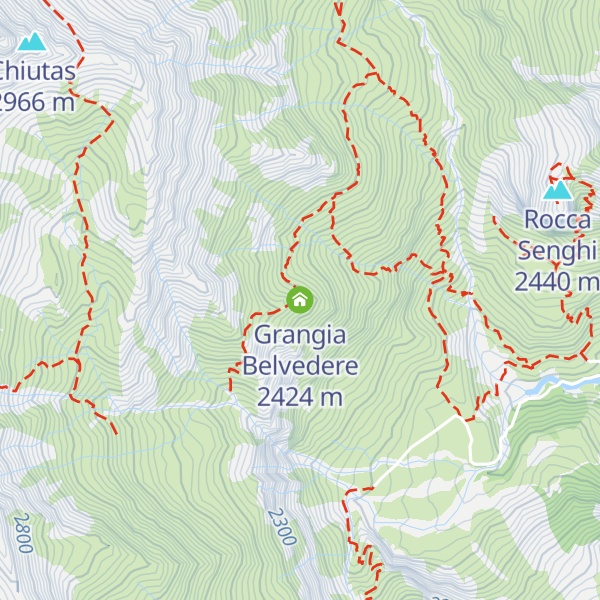 Map of Grangia Belvedere
