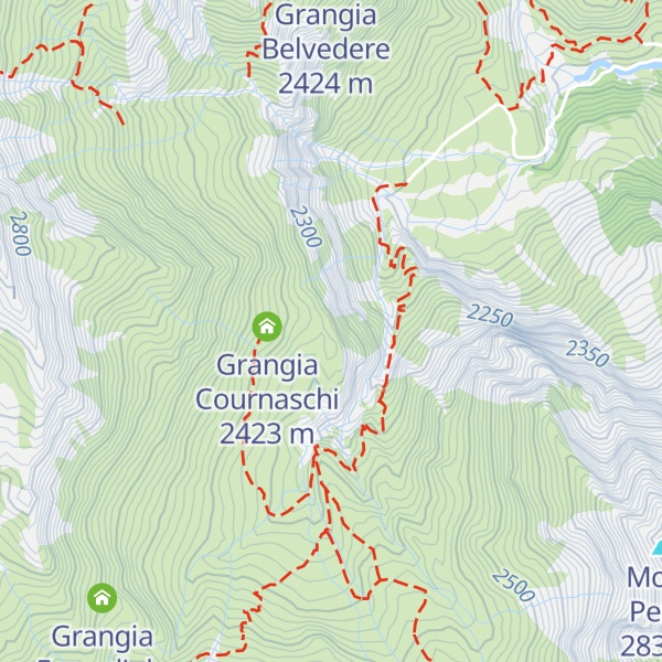 Map of Grangia Lunga