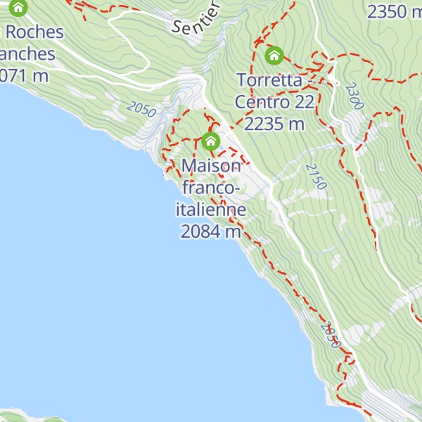 Map of 2° Casamatta - Batteria B3