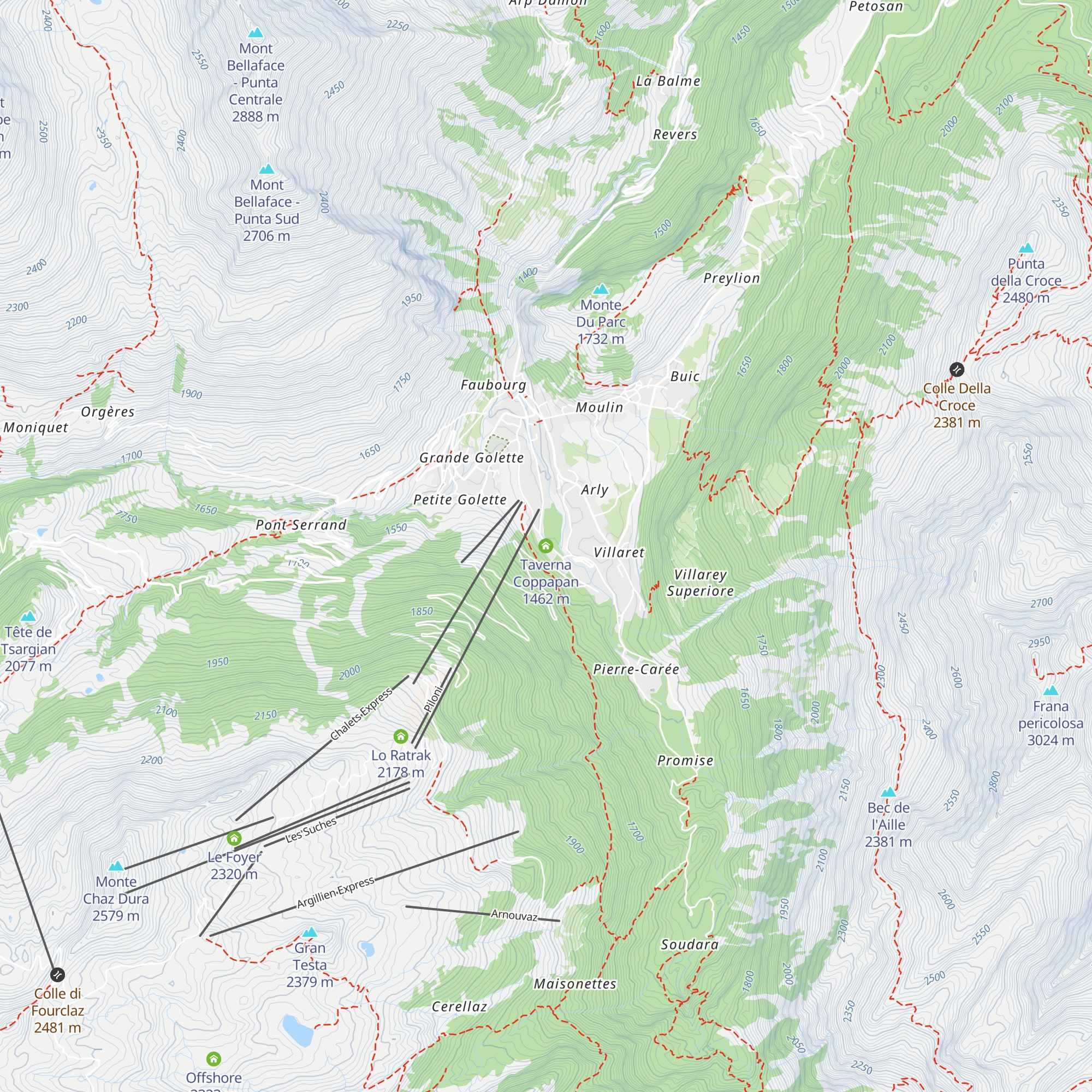 Taverna Coppapan map
