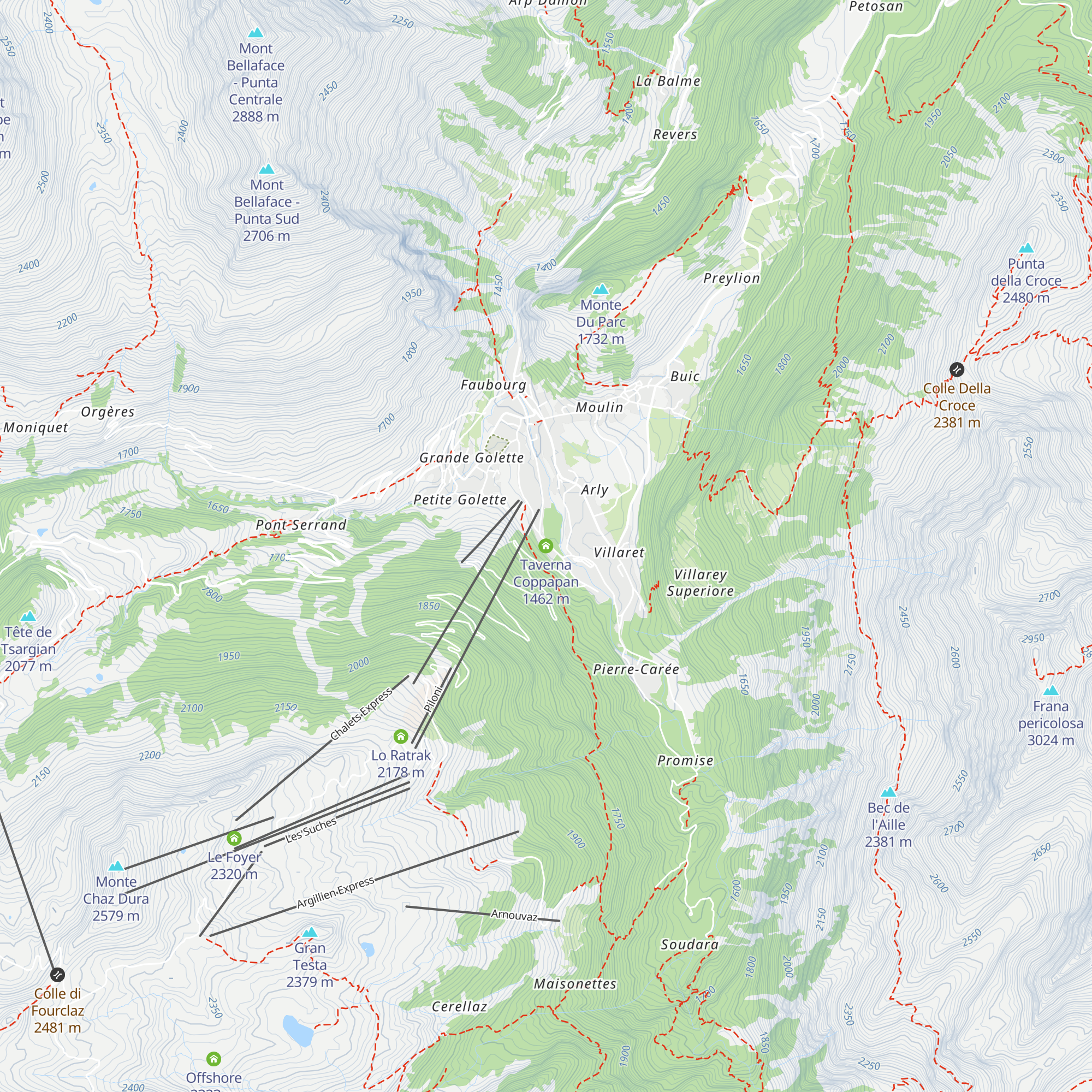 Taverna Coppapan map