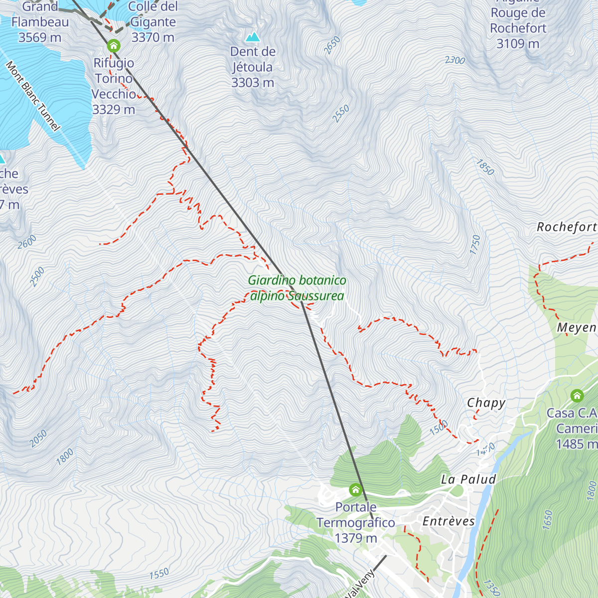 Pavillon du Mont Fréty map