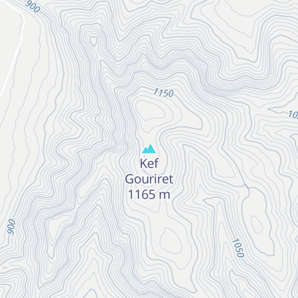 Map of Kef Gouriret