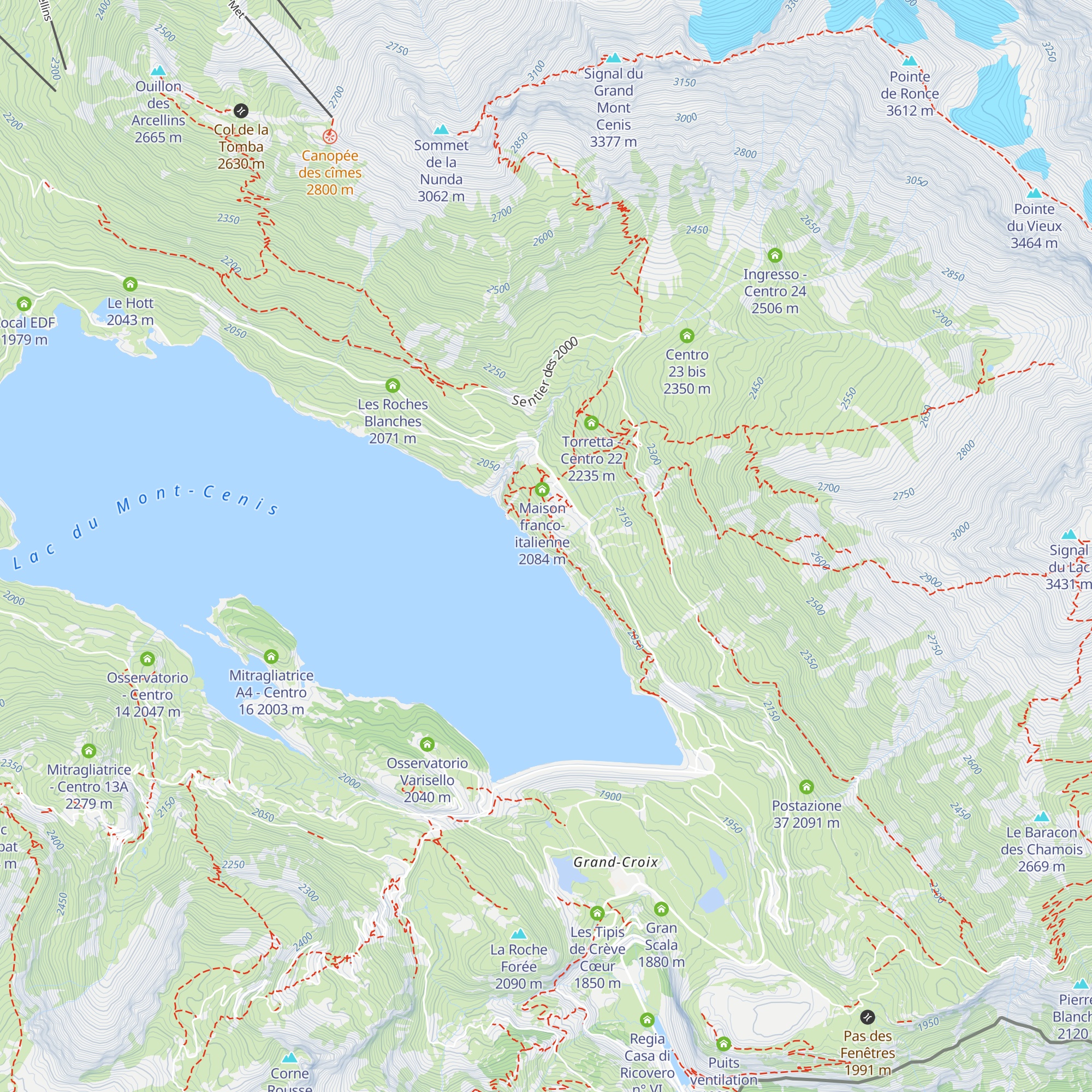 1° Casamatta - Batteria B3 map