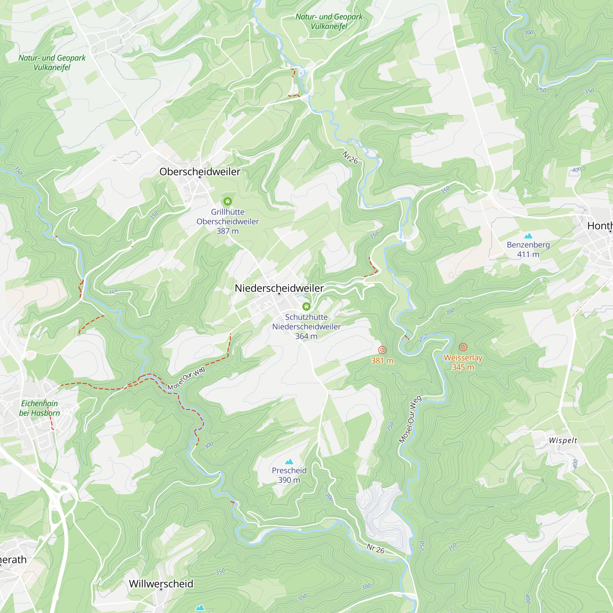 Schutzhütte Niederscheidweiler map