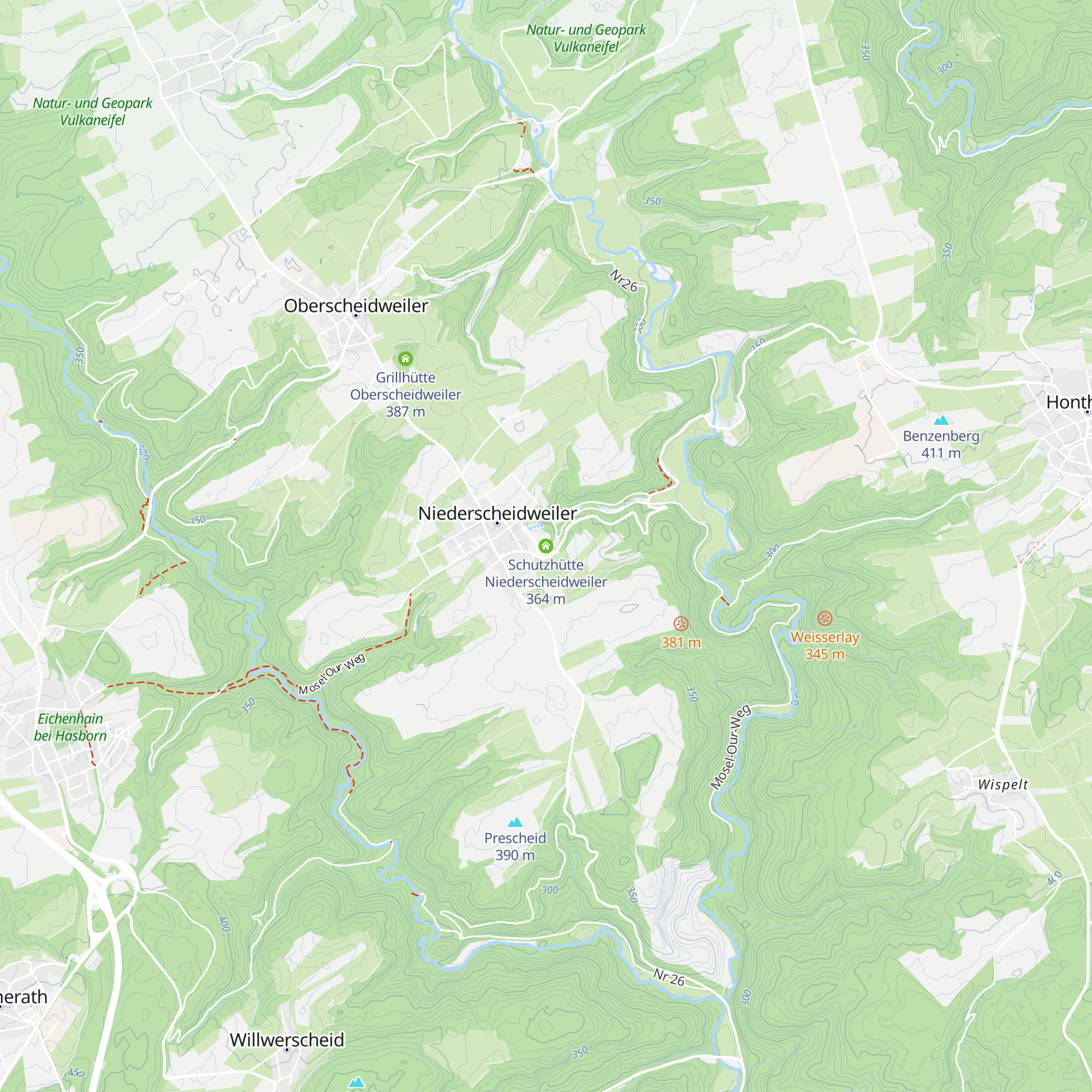 Schutzhütte Niederscheidweiler map