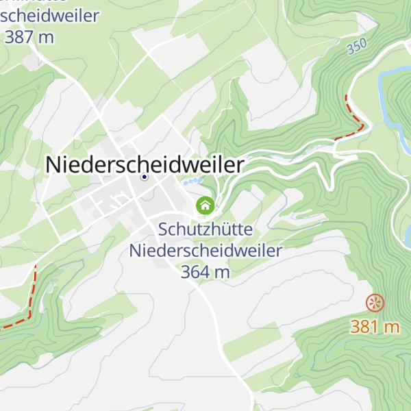 Map of Schutzhütte Niederscheidweiler