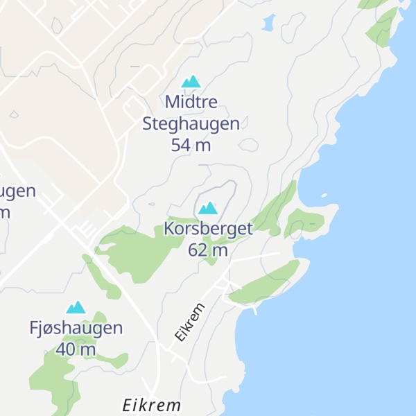 Map of Korsberget