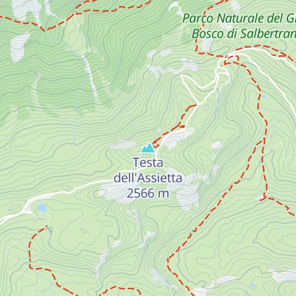 Map of Testa dell'Assietta