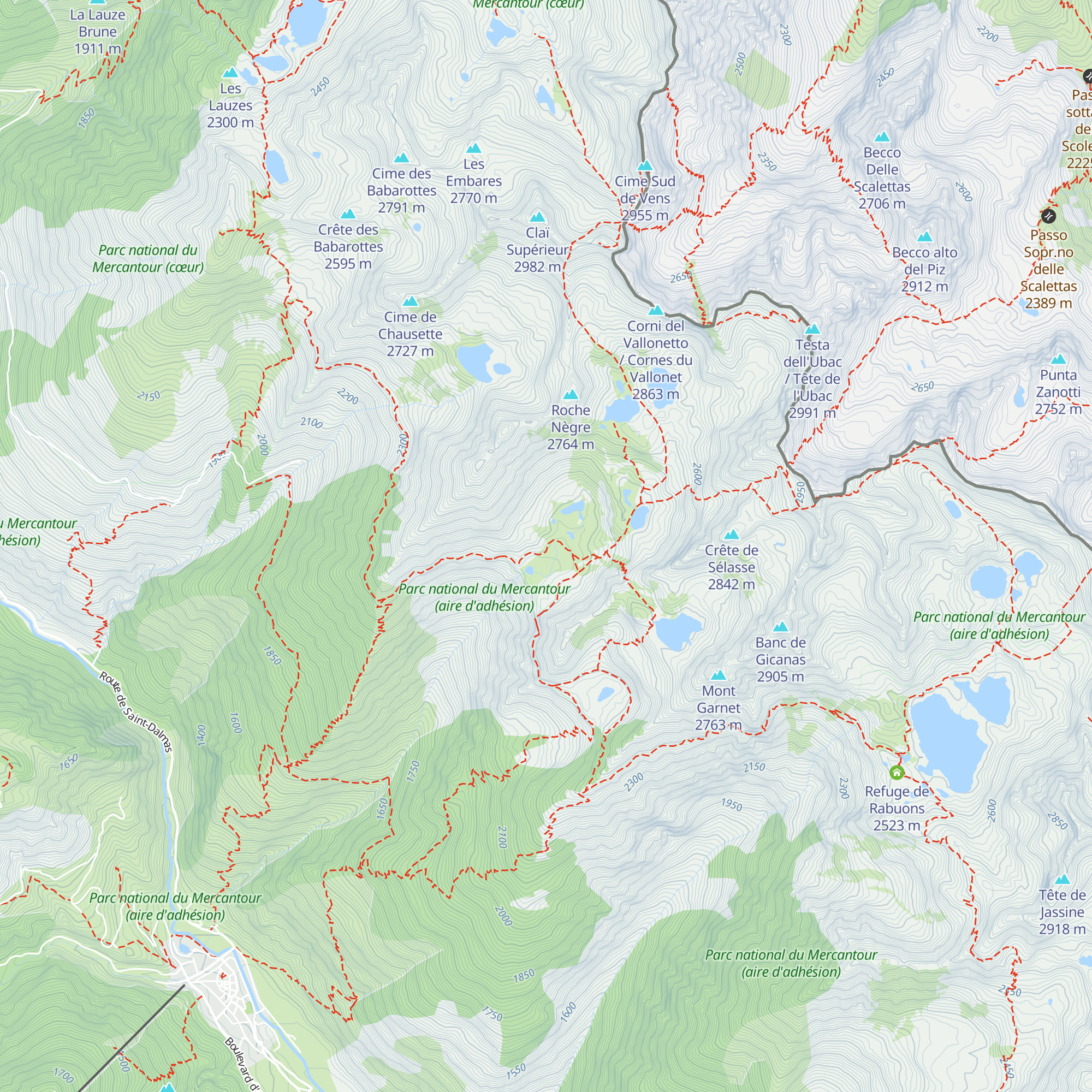 Plan de Ténibre map