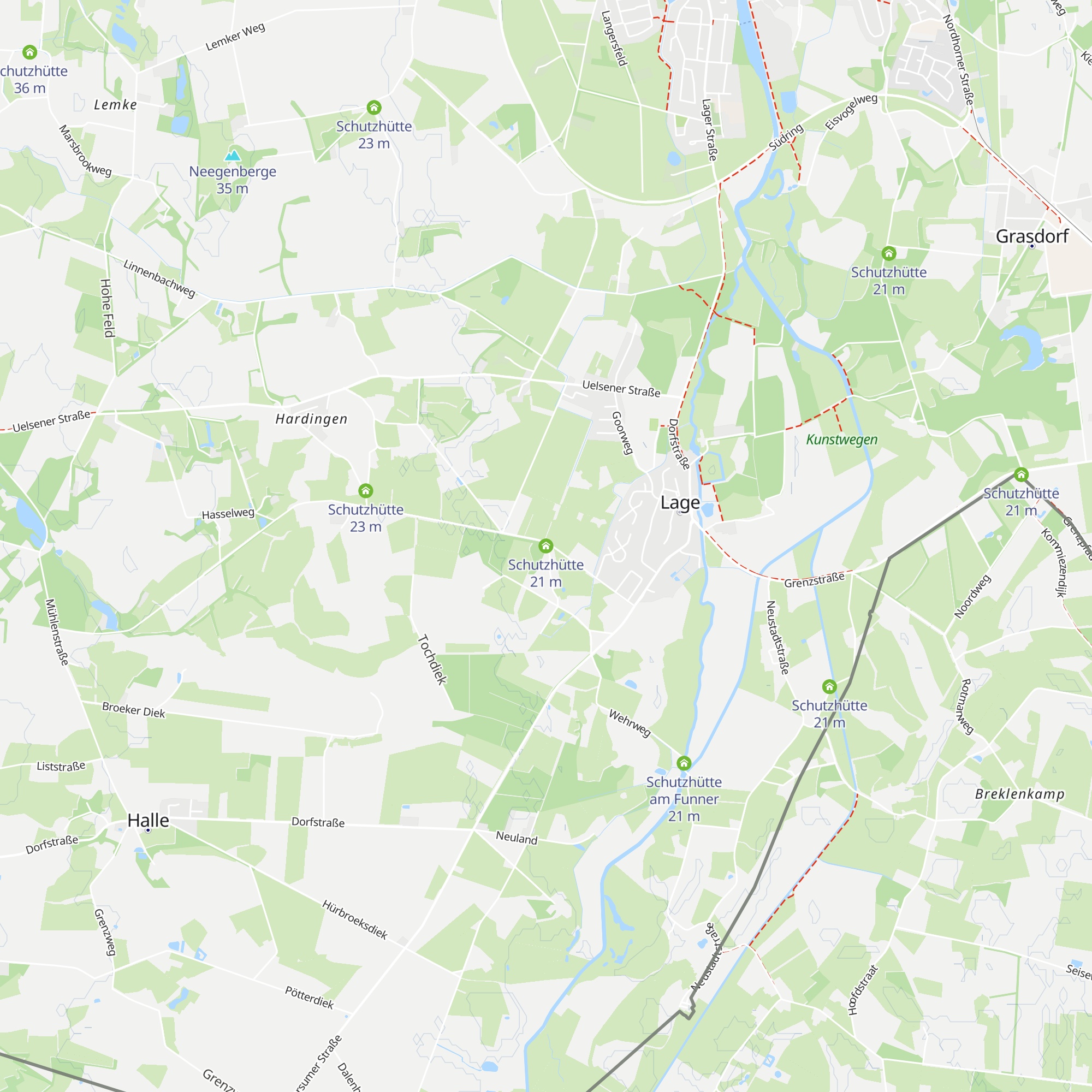 Schutzhütte map