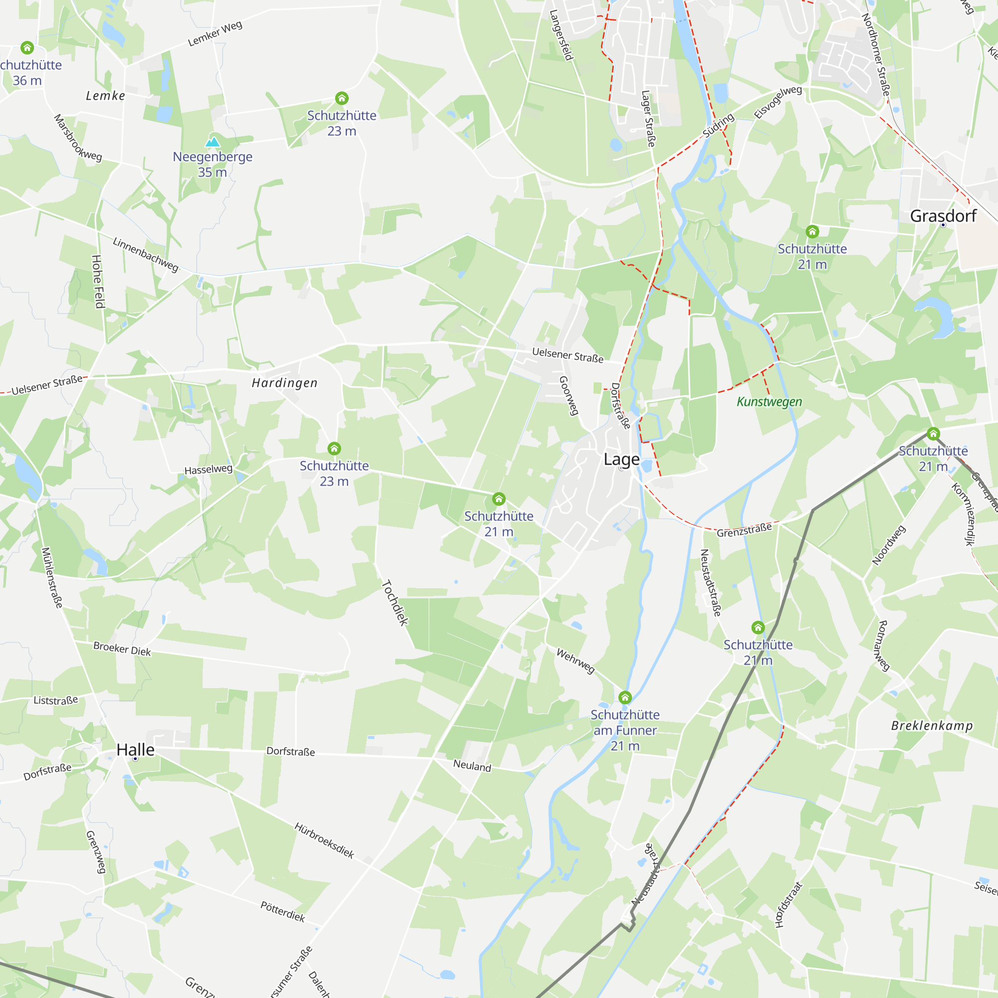 Schutzhütte map