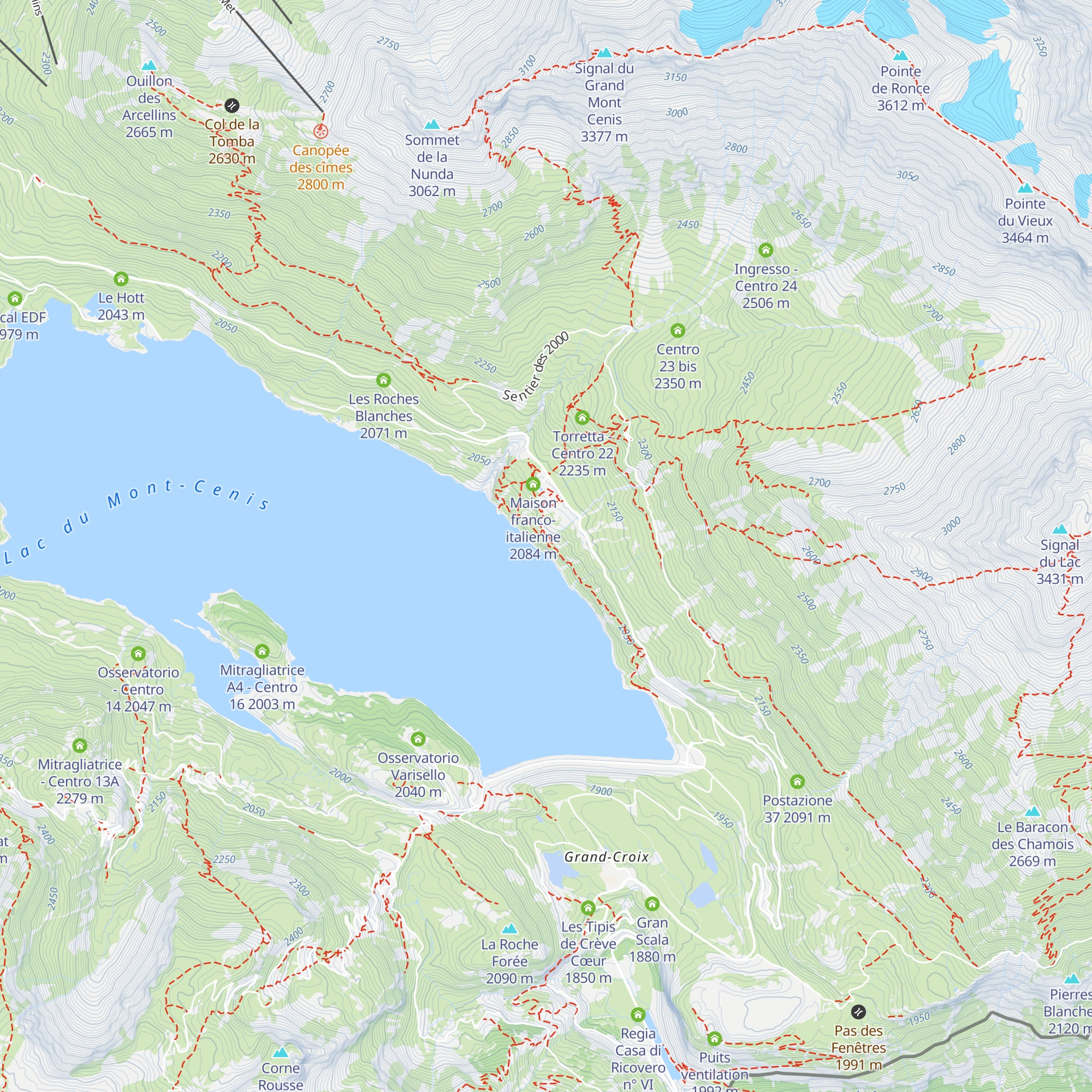 Corpo di Guardia - Batteria B3 map