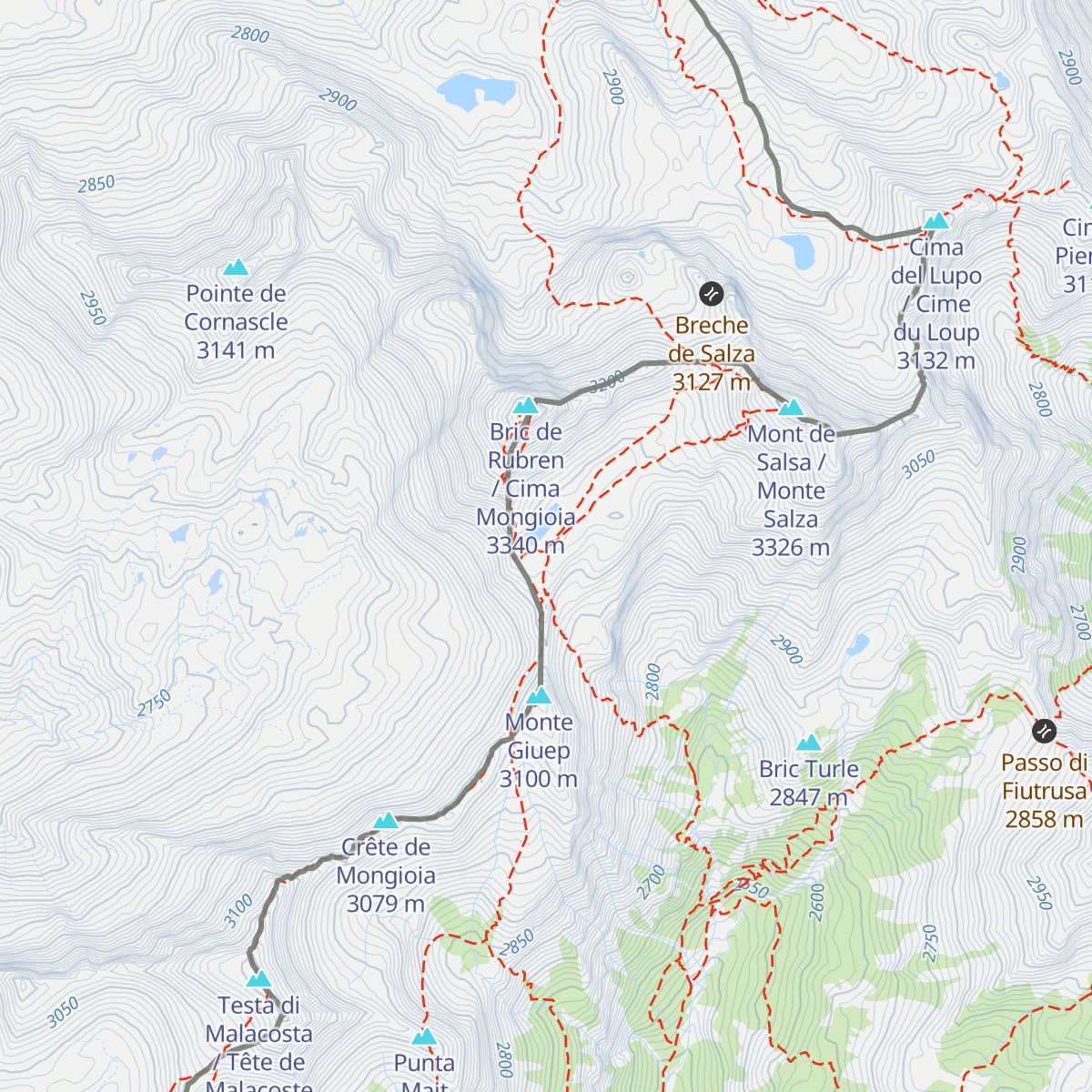 Bivacco Boerio map