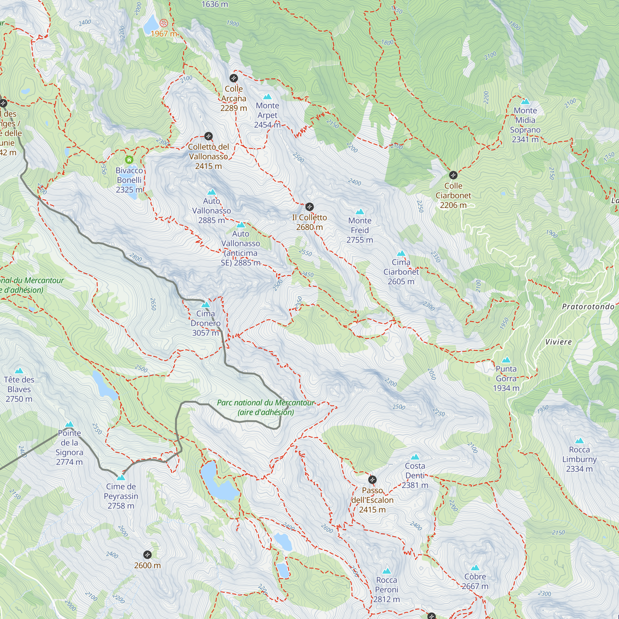 Bivacco Angelo Valmaggia map