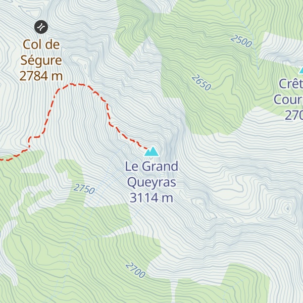 Map of Le Grand Queyras