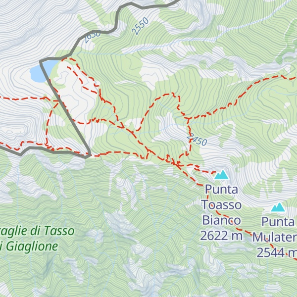 Map of Rifugio Avanzà