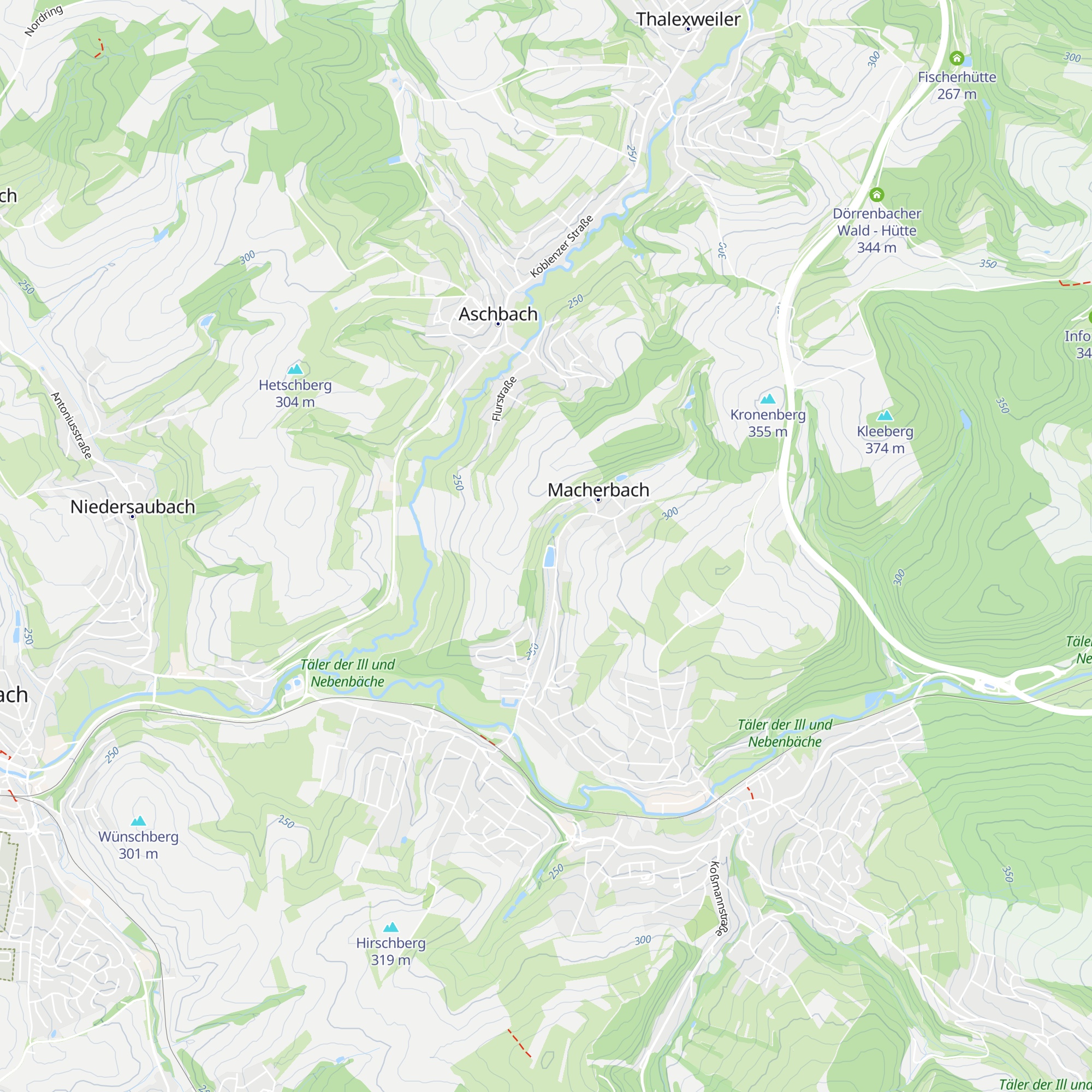 Angelweiherhütte map