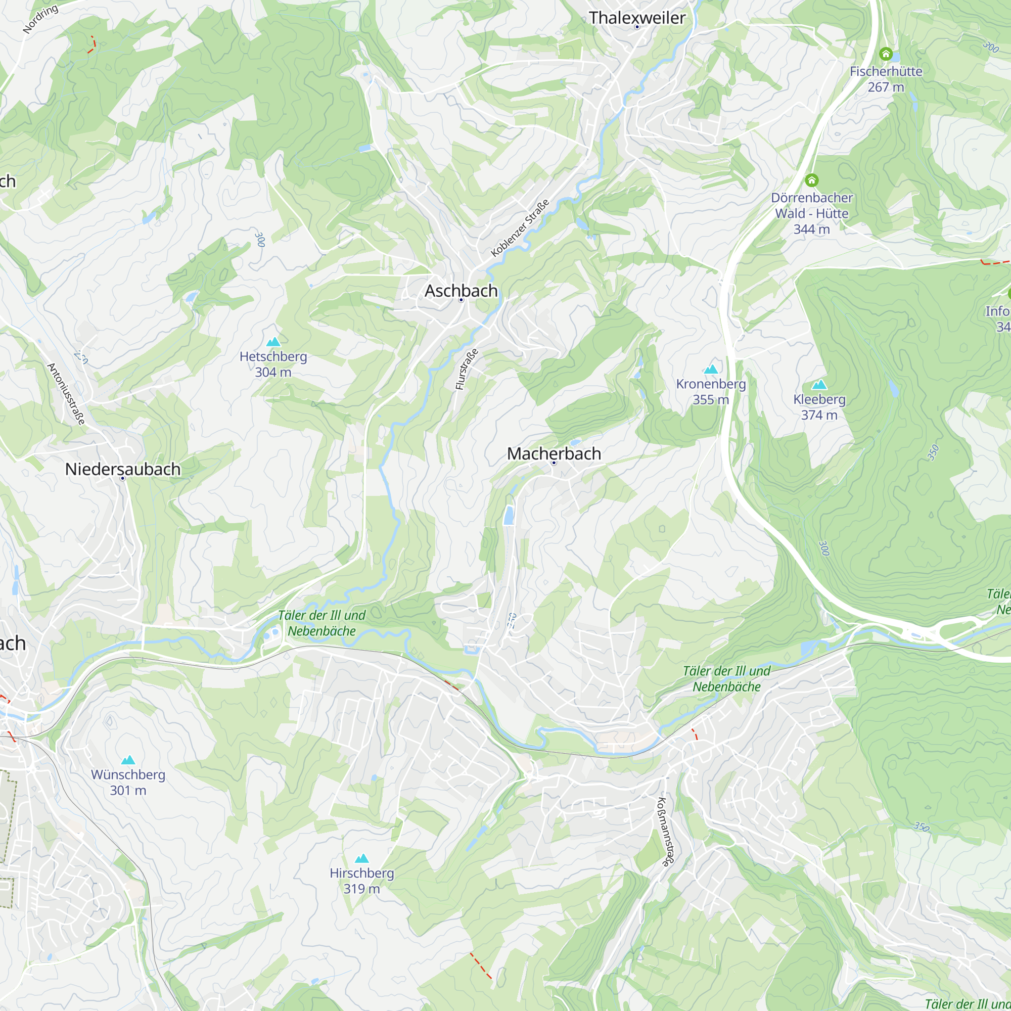 Angelweiherhütte map