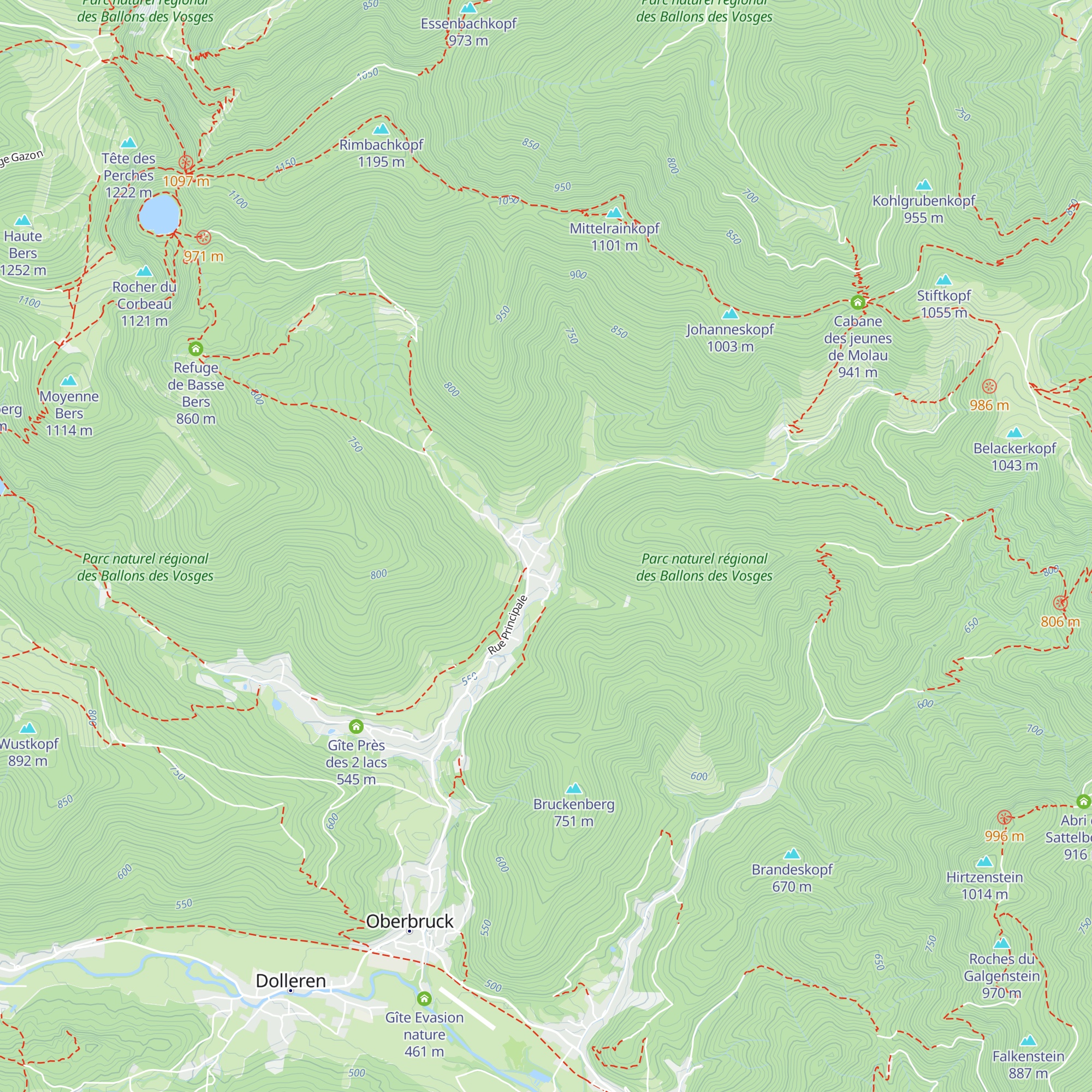 Gîte des Perdrix map