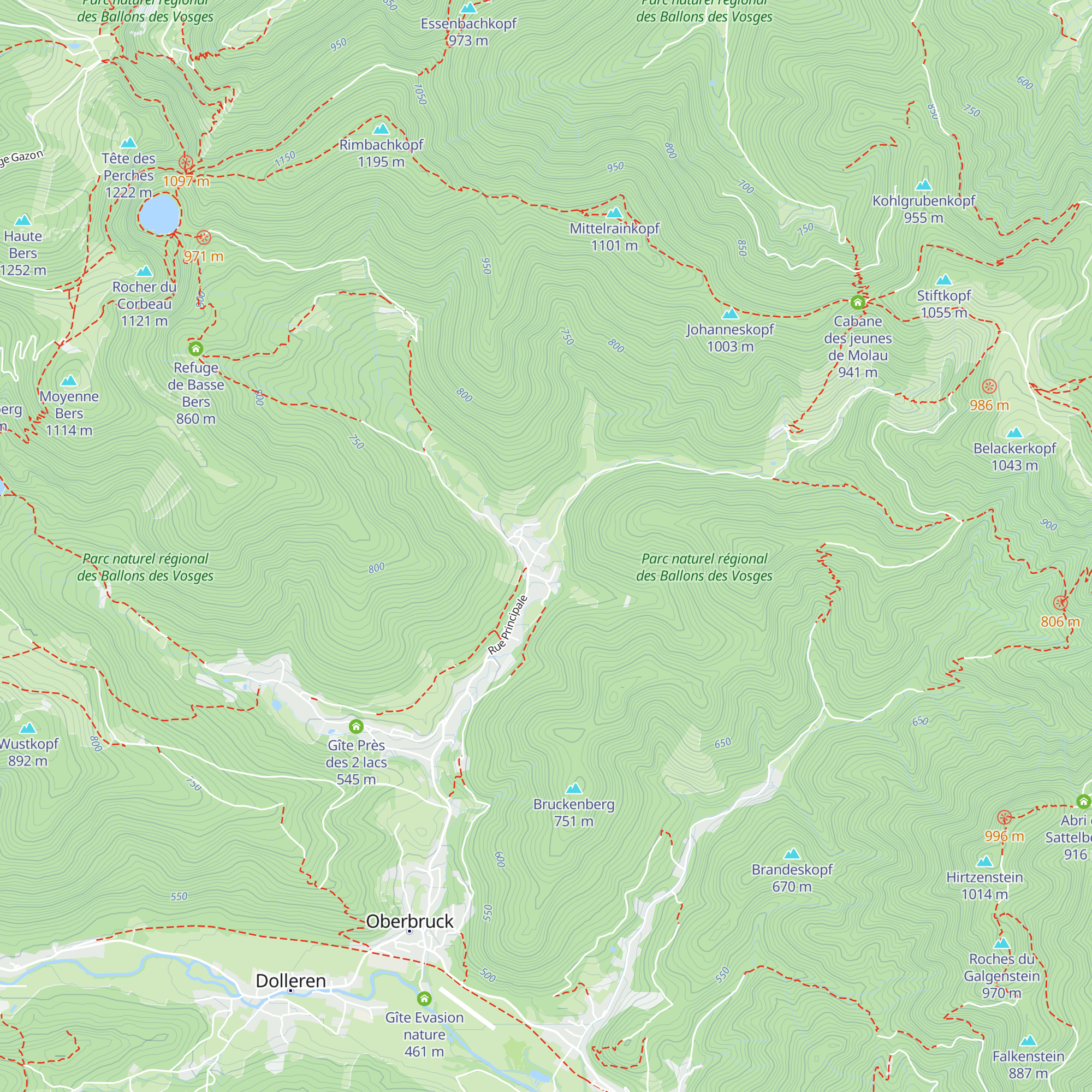 Gîte des Perdrix map