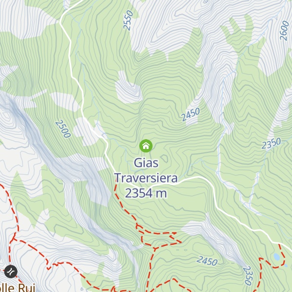 Map of Gias Traversiera