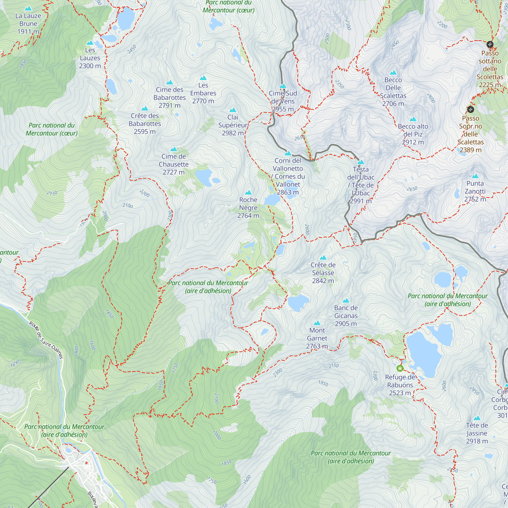 Abri map
