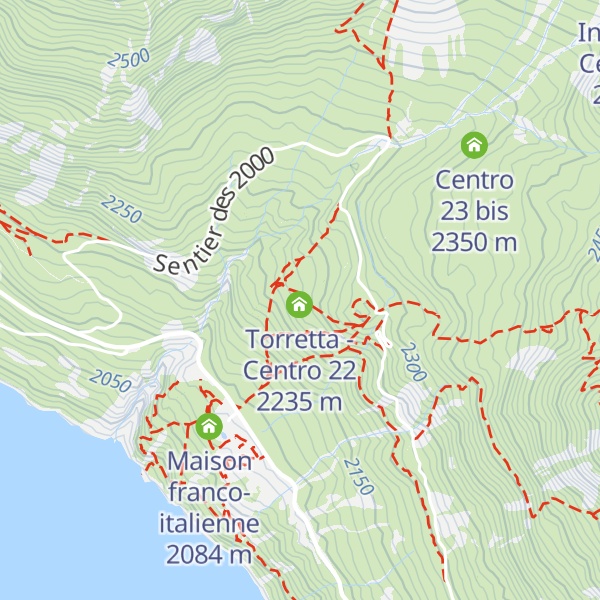 Map of Ingresso secondario - Centro 22