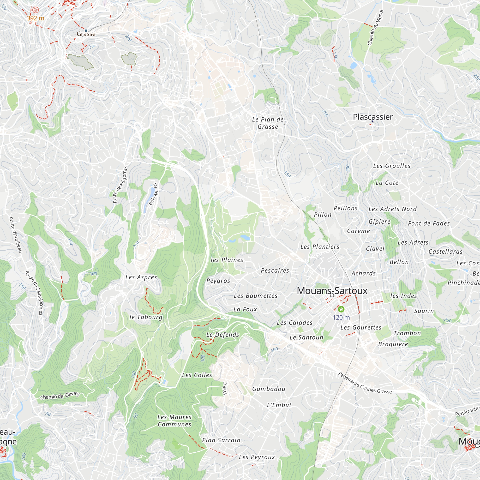Chapelle Saint-Donat map