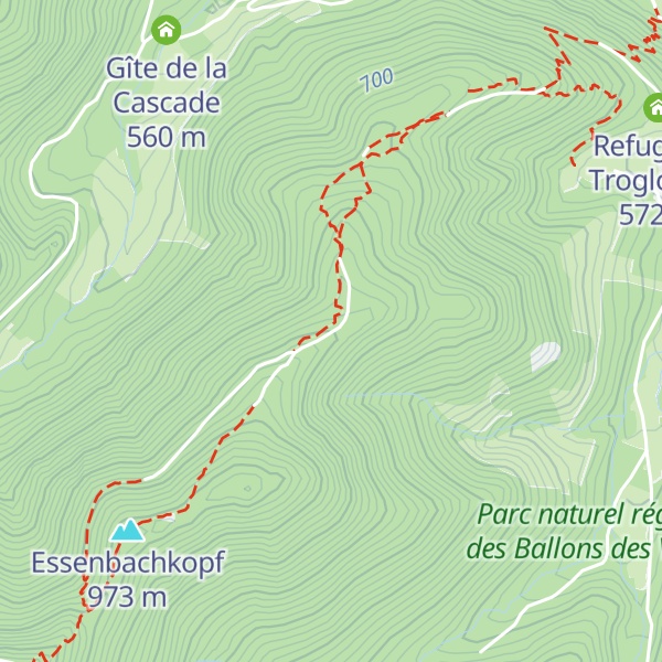 Map of Vorderessenbachkopf