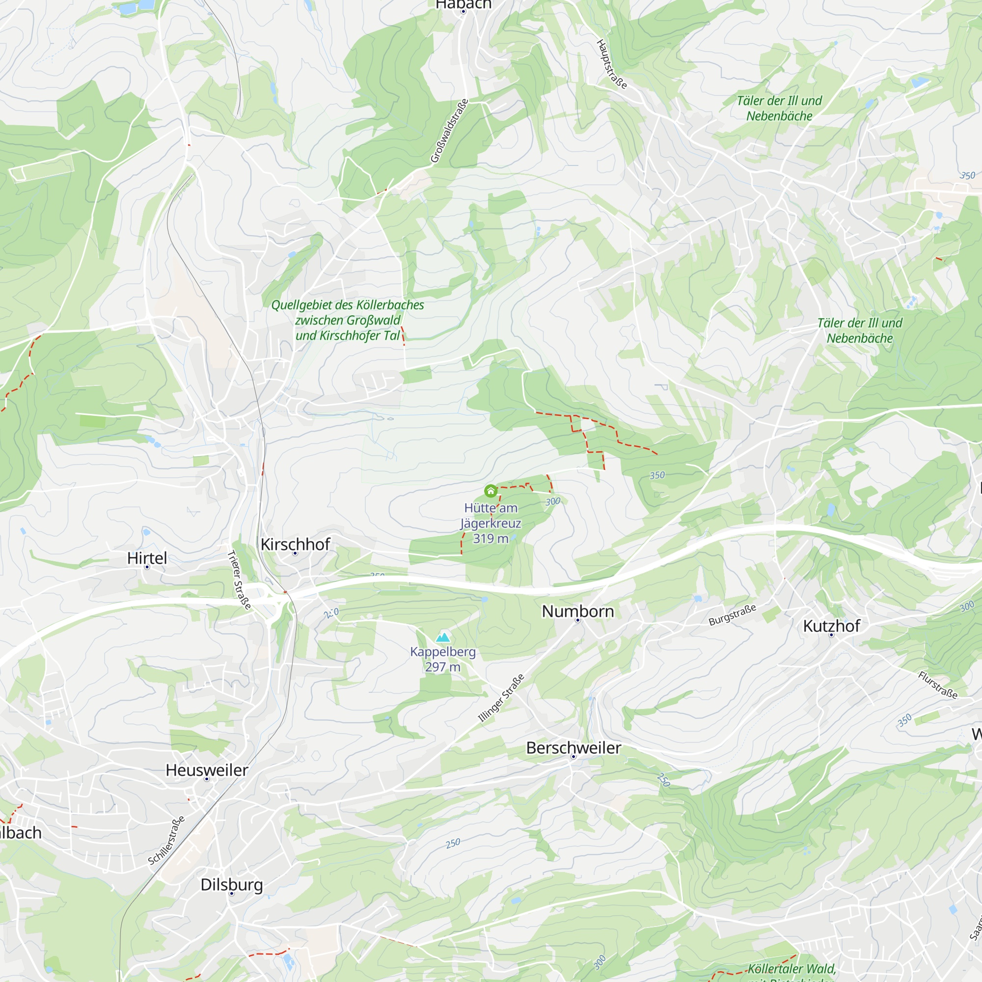 Hütte am Jägerkreuz map
