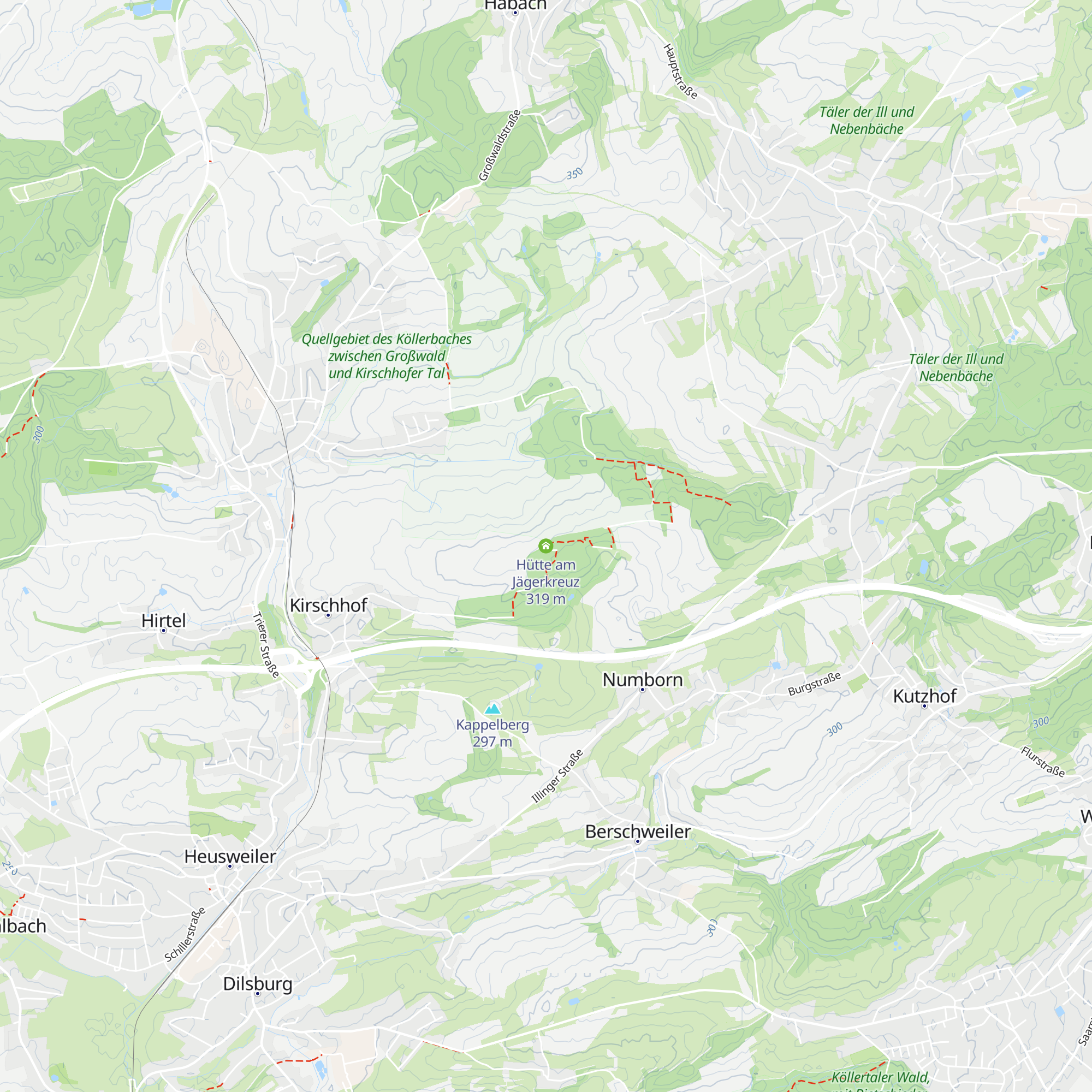 Hütte am Jägerkreuz map