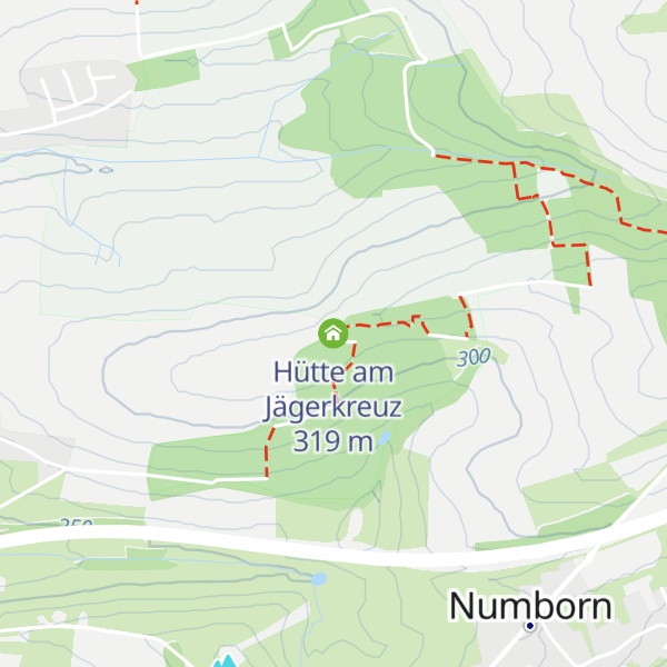 Map of Hütte am Jägerkreuz
