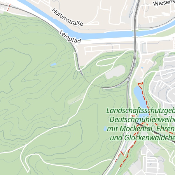 Map of Grillhütte - Am Schanzenberg
