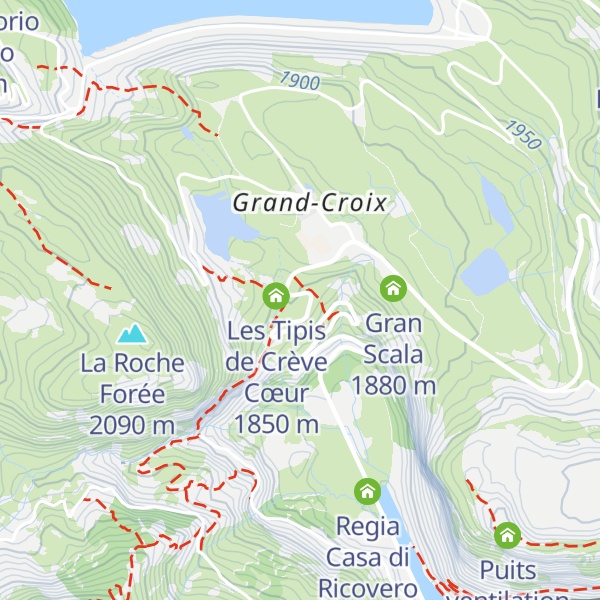 Map of Regia Casa di Ricovero n° VIII