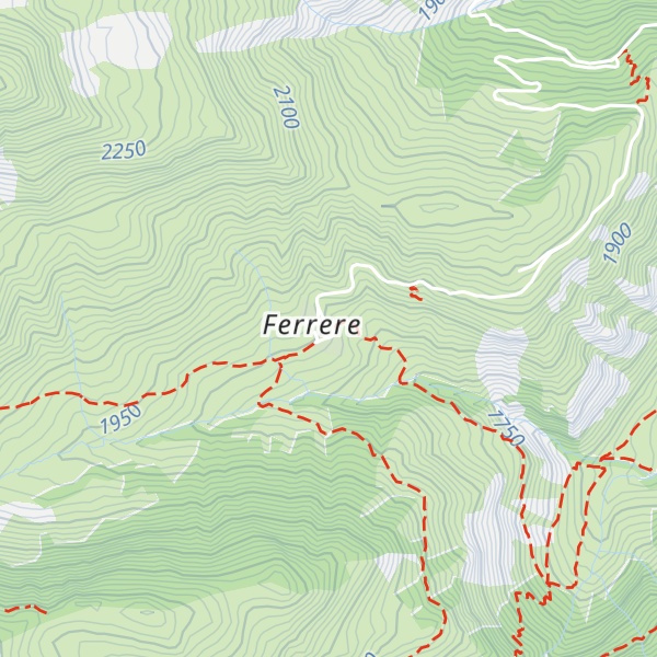 Map of Rifugio Becchi Rossi
