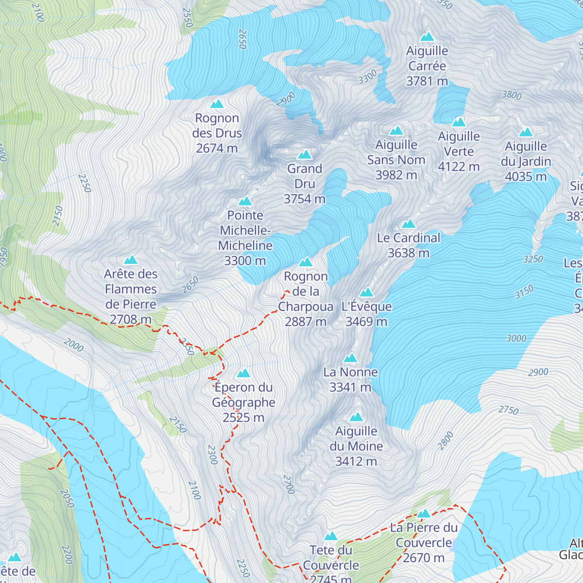 Refuge de la Charpoua map