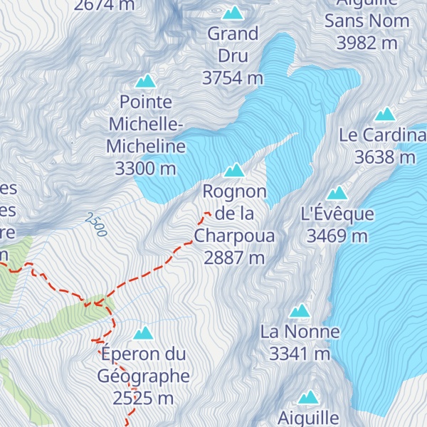 Map of Refuge de la Charpoua