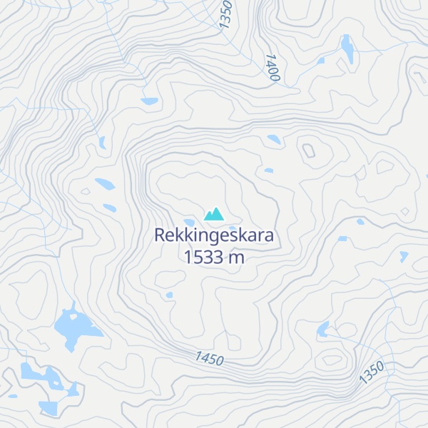 Map of Rekkingeskara