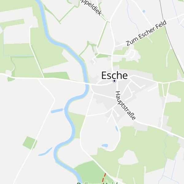 Map of Rasthütte "Vechteblick"
