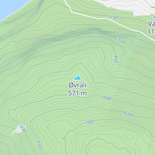 Map of Øvrali