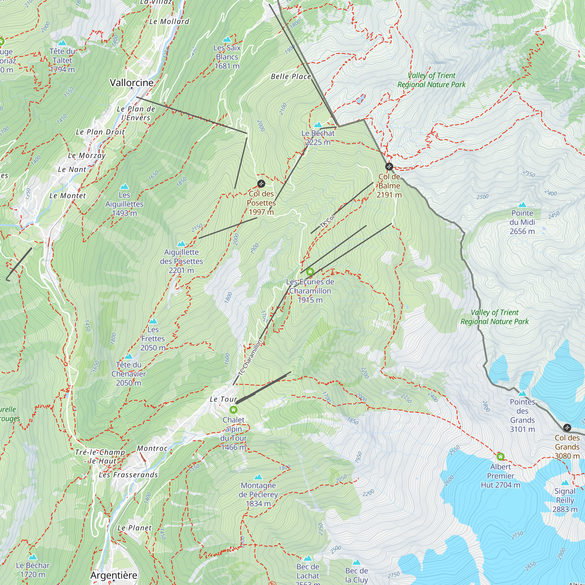 Le Chalet de Charamillon map